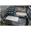 Image 2 : PALLET OF 12"X24"  WHITE TEXTURED PORCELAIN TILE