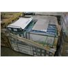 Image 2 : PALLET OF 12"X24"  OFF GREY TEXTURED PORCELAIN TILE