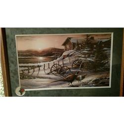 Terry Redlin Peaceful Evening Print (Pheasants)