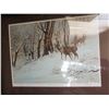 Image 1 : Terry Redlin Framed  &quot;Buck from the Fields&quot; signed