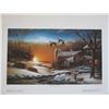 Image 1 : Unframed Terry Redlin "Sharing the Season II"