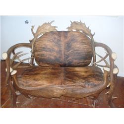 Beautiful  Elk &amp; Moose Antler  chair &amp; setee