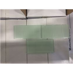 PALLET OF CRYSTAL GLASS WHITE 75 X 150 MM MOSIAC TILE