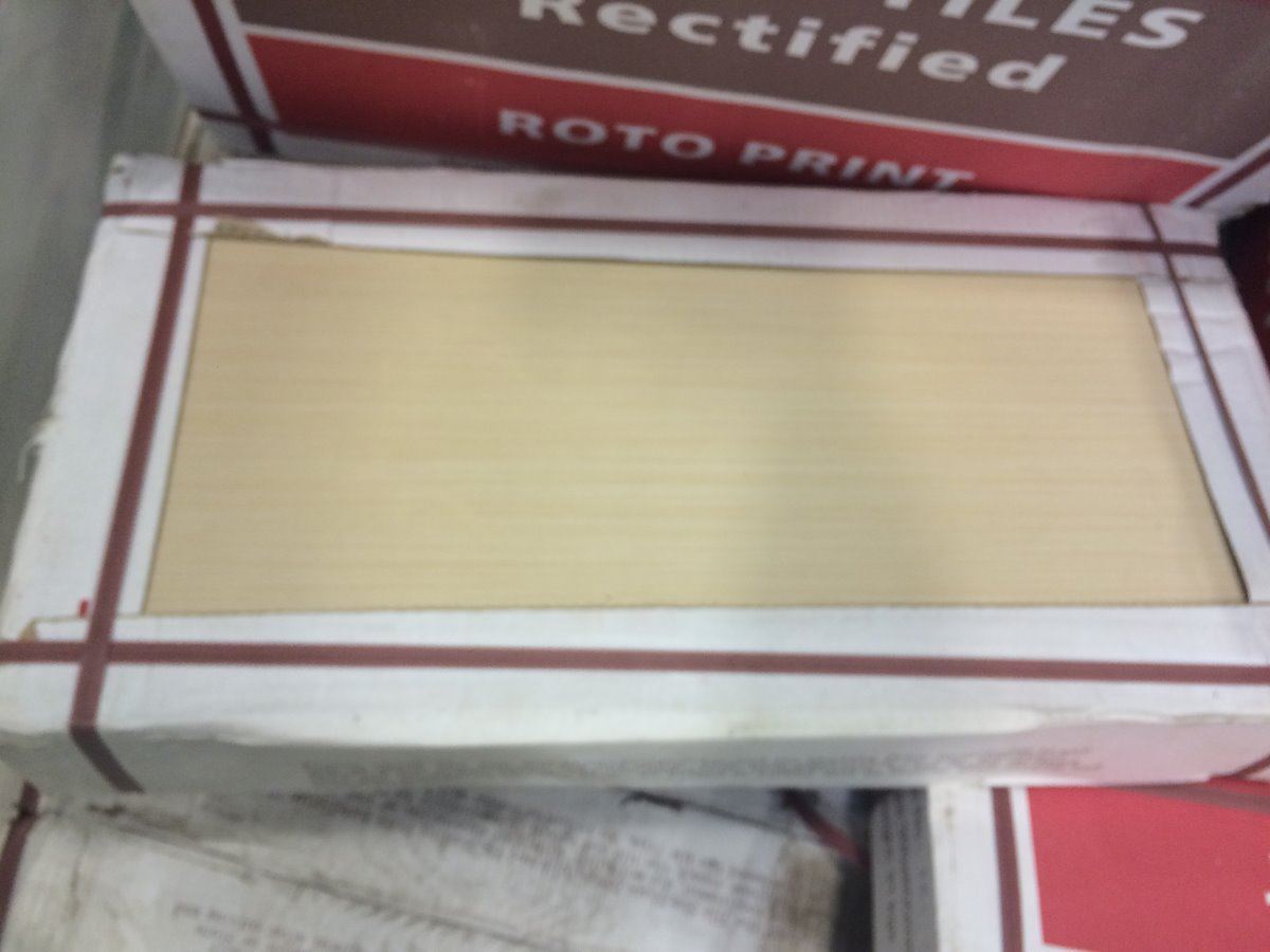 Rotp Print PALLET OF BEIGE ROTO PRINT 300 X 600 MM FLOOR TILE - Able Auctions