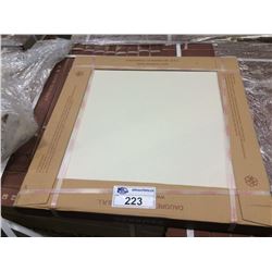 PALLET OF MARCO POLO E-STONE WHITE SPECKLED 600 X 600 MM PORCELAIN WALL TILE 512 SQ FT