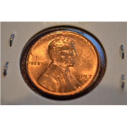 1957-D RED Lincoln Cents-BU