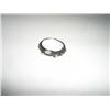 Image 1 : WOMANS STERLING SILVER WITH DIAMONDS VERY UNIQUE RING TOTAL WEIGHT IS 5.9 GRAMS STAMPED *.925*!!