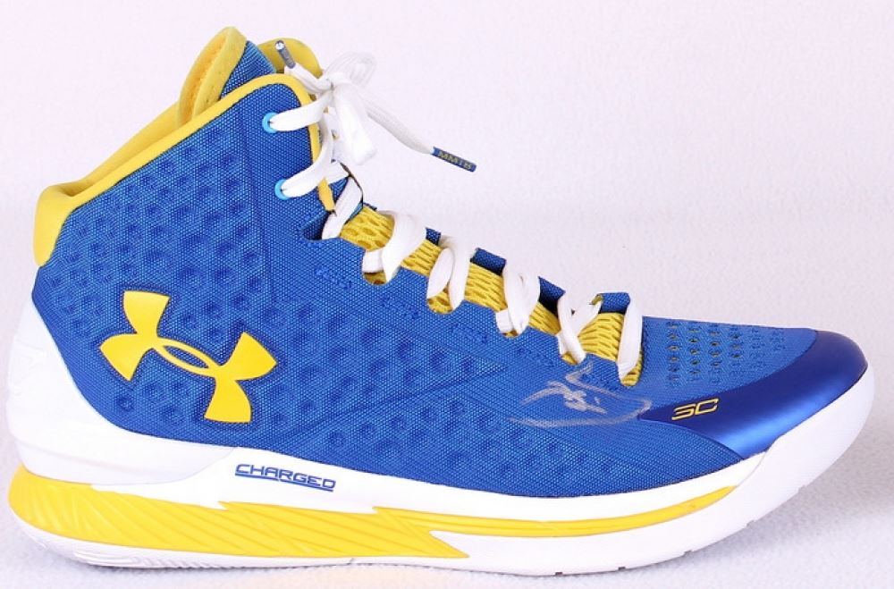 steph curry signed shoes