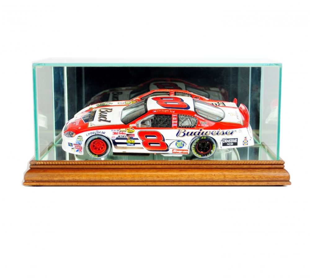 Premium NASCAR 124 DieCast Car Glass Display Case with Mirrored