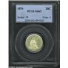 Image 1 : 1876 20C MS62 PCGS. Sharply struck with pastel colors, light handling marks, and one heavier cont...