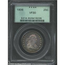 1806 25C VF30 PCGS....