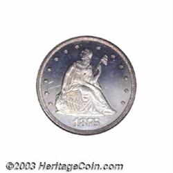1875 20C Twenty Cent Piece PR63 Cameo NGC....