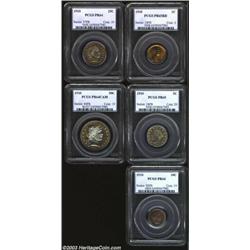 1910 1C Cent PR65 Red PCGS. A razor-sharp Gem with satiny cartwheel luster and bright orange, gol...