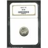 Image 1 : 1920-D 10C MS66 NGC. Soft gray-violet patina has gathered over each side. Especially attractive,...