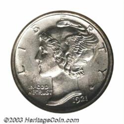 1921-D 10C MS66 Full Bands NGC....