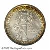 Image 2 : 1924 10C MS68 Full Bands NGC. While certainly not a rare issue in the Mercury dime series, the 19...