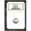 Image 1 : 1924-D 10C MS64 NGC. Essentially untoned with sharp definition on each side. The cross bands are...