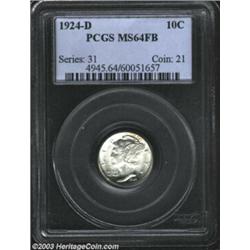 1924-D 10C MS64 Full Bands PCGS....