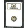 Image 1 : 1925-S 10C MS64 NGC. Wisps of olive-gray and russet-brown toning accent each side of this highly...