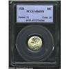 Image 1 : 1926 10C MS65 Full Bands PCGS. Well struck and satiny, with lovely light olive-green color, and a...