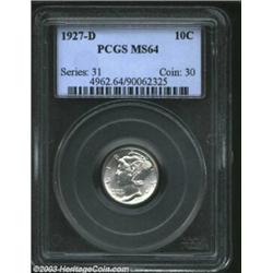 1927-D 10C MS64 PCGS....