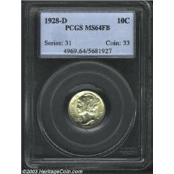 1928-D 10C MS64 Full Bands PCGS....