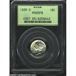 1935-S 10C MS65 Full Bands PCGS....