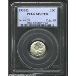 1936-D 10C MS67 Full Bands PCGS....