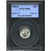 Image 1 : 1938-D 10C MS68 PCGS. Pristine, pure white surfaces with essentially full separation of the centr...