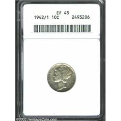 1942/1 10C XF45 ANACS....