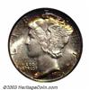 Image 1 : 1940 10C PR68 PCGS. Ex: William Dominick Collection. The obverse displays rainbow peripheral irid...