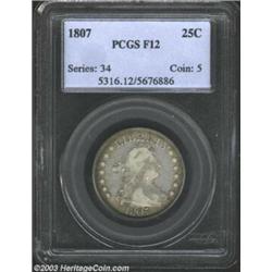 1807 25C Fine 12 PCGS....