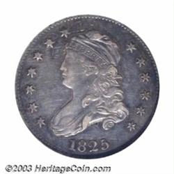 1825/4/3 25C "L" Counterstamp XF45 NGC....