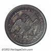 Image 2 : 1852-O 25C AU58 NGC. A very scarce coin in all grades, many of the 96,000 pieces originally minte...