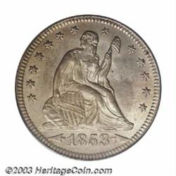 1853 25C Arrows and Rays MS64 PCGS. The 1853 Arrows and Rays is a challenging coin to locate in t...