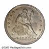 Image 1 : 1853 25C Arrows and Rays MS64 PCGS. The 1853 Arrows and Rays is a challenging coin to locate in t...