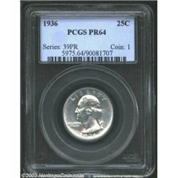 1936 25C PR64 PCGS....
