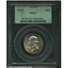 Image 3 : 1936 25C PR67 PCGS. Blushes of golden-gray patina on each side, with traces of orange and rose ir...