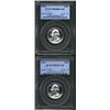 Image 1 : 1956 25C PR68 Deep Cameo PCGS, a brilliant and seemingly flawless Superb Gem with pleasing white...