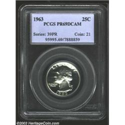 1963 25C PR69 Deep Cameo PCGS....