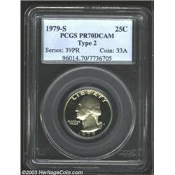 1979-S 25C Type Two PR70 Deep Cameo PCGS....