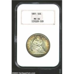 1891 50C MS64 NGC....