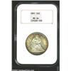 Image 1 : 1891 50C MS64 NGC....