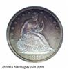Image 1 : 1871 50C PR65 PCGS. There are two different looks on the obverse and reverse of this proof 1871 S...