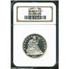 Image 3 : 1871 50C PR67 Cameo NGC. Both sides of this glittering near-perfect specimen are fully brilliant...