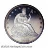 Image 1 : 1873 50C No Arrows PR66 Deep Cameo PCGS. One would be hard pressed to find survivors of this proo...