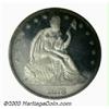 Image 3 : 1873 50C No Arrows PR66 Deep Cameo PCGS. One would be hard pressed to find survivors of this proo...