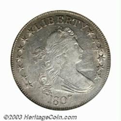 1807 50C Draped Bust AU58 NGC....