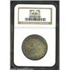 Image 1 : 1812 50C MS63 NGC. O-104a, R.1. Moderately toned in steel-violet and golden shades, with an arc o...