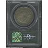 Image 2 : 1823 50C AU55 PCGS. O-106a, R.2. Peripheral flashes of pumpkin-orange patina shine through a some...